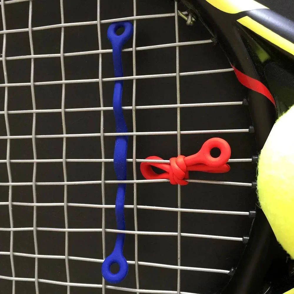 10Pcs Tennis Damper Silicone Tennis Racket Vibration Absorbing Shock Reducing Strips Racquet Sports Tennis Accessories