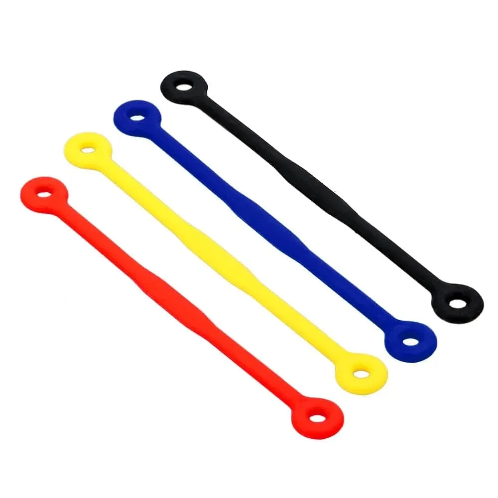 10Pcs Tennis Damper Silicone Tennis Racket Vibration Absorbing Shock Reducing Strips Racquet Sports Tennis Accessories