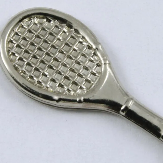 1" Silver Tennis Racket (2 Pcs) #267