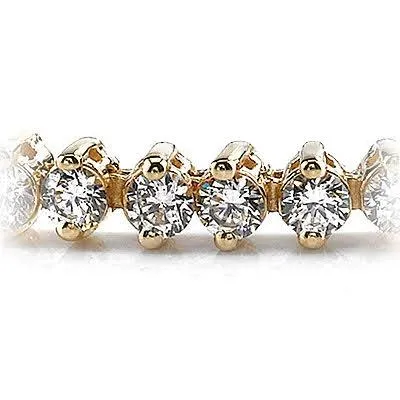 3.00-5.00 CT Round Cut Diamonds - Tennis Bracelet