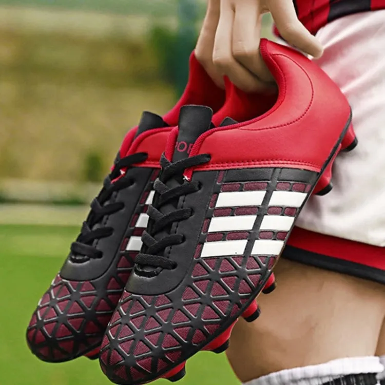 Comfortable and Lightweight PU Soccer Shoes for Children & Adult