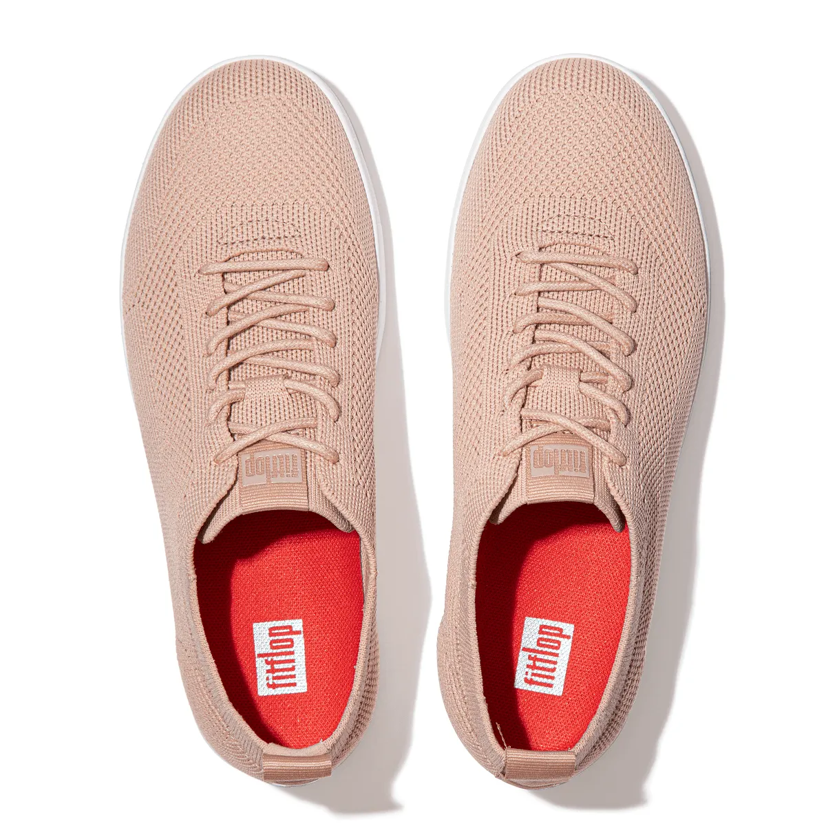 FitFlop Rally Tonal Knit Trainers Pink