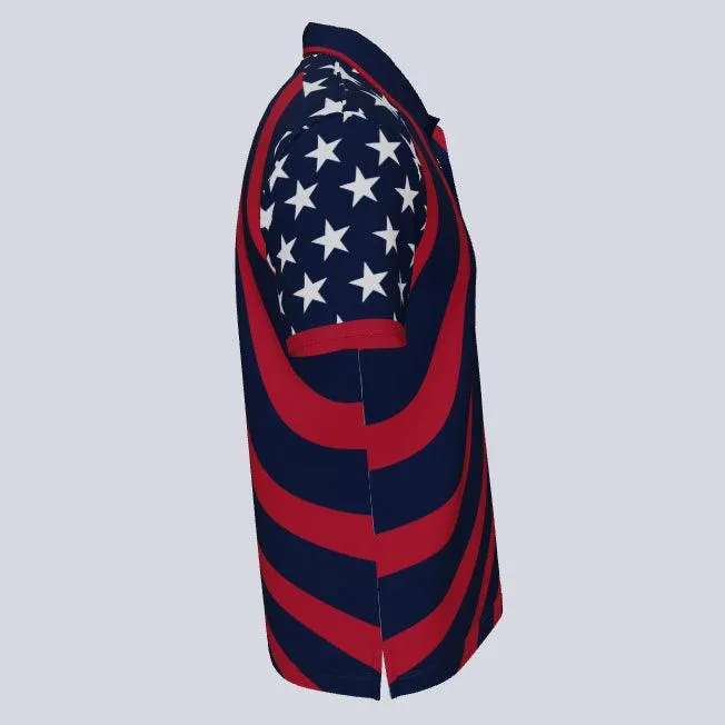 Merica Custom USA Polo
