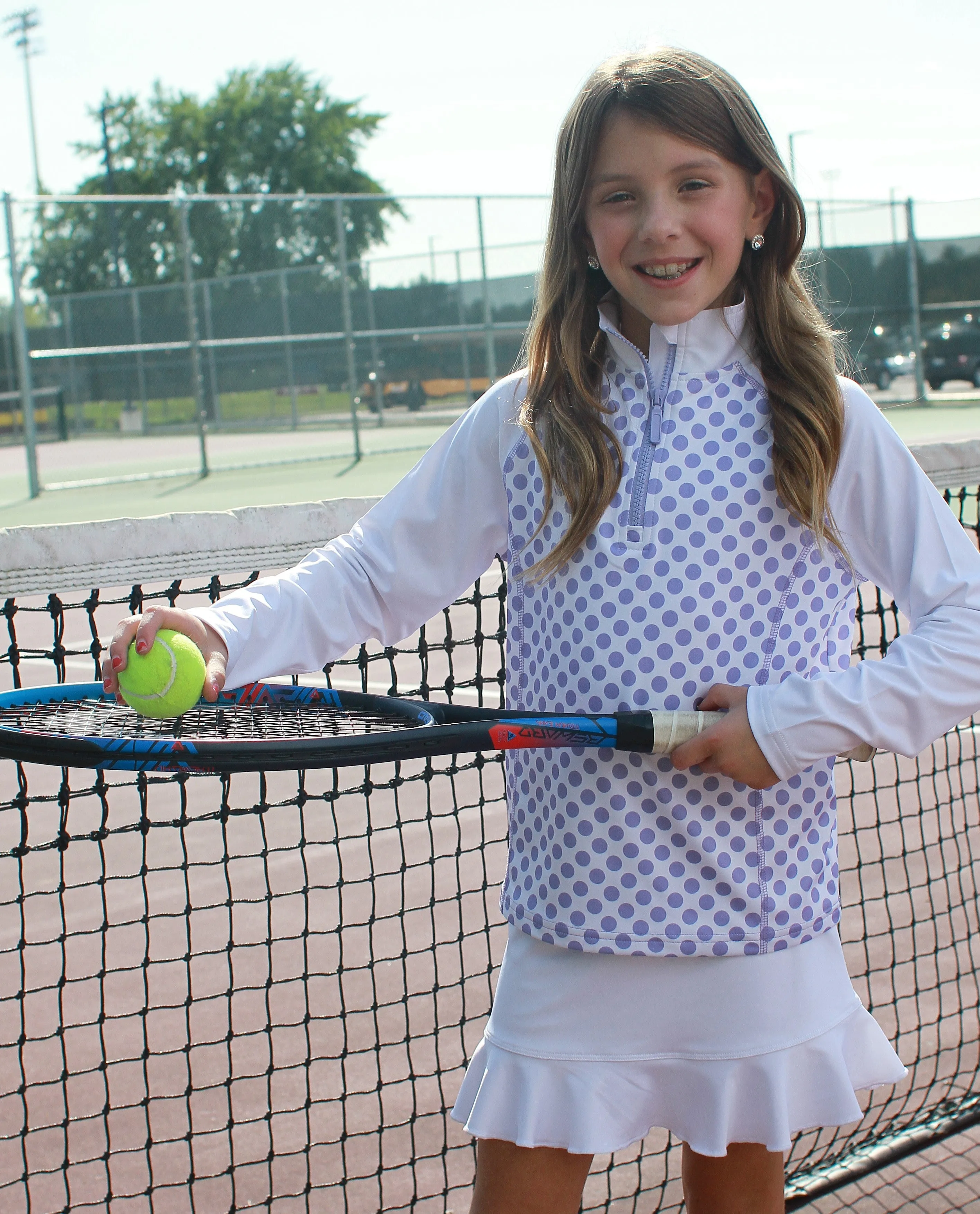 Pretty in Provence Half-Zip Pullover
