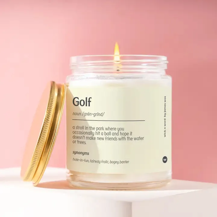 Sports Candle Golf, Tennis Pickle