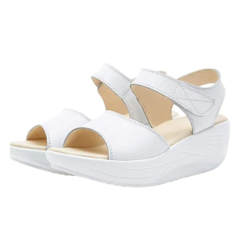 Women's Orthopedic Platform Sandals -Rocker Bottom Shoe